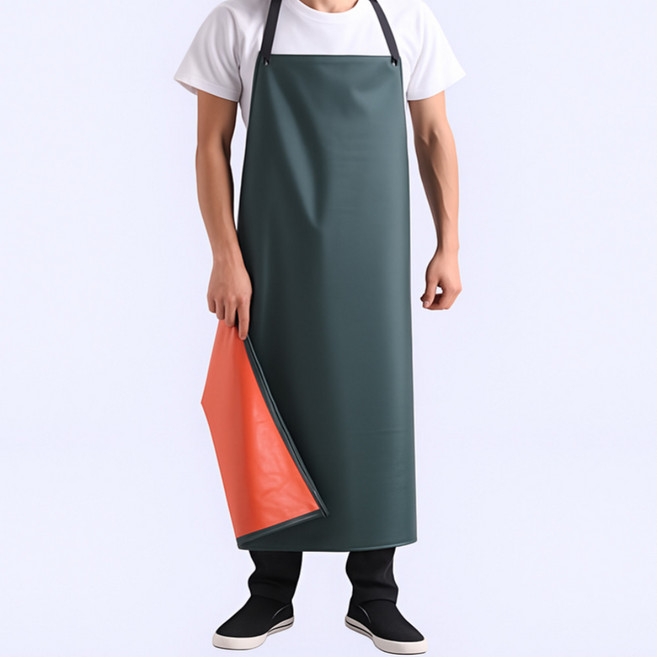 린크레디 방수 예초기 앞치마, 1개, 그린