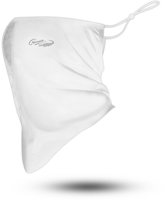 크로커다일 목폴라 버프형 쿨 마스크, 화이트