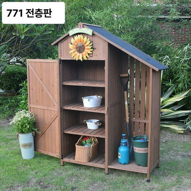 조립식 창고 야외 대형 탑앤라이프 케터 보관함 이동, 4개