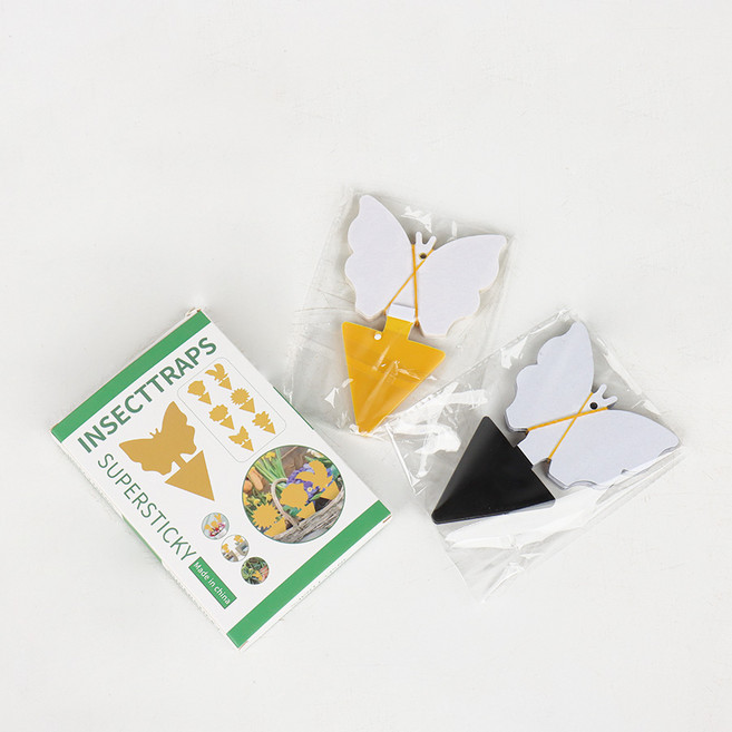 갑조네 나비끈끈이 트랩 12개입 파리끈끈이 초파리끈끈이 끈끈이테이프 날파리끈끈이, 나비끈끈이트랩(12개입)(노랑)