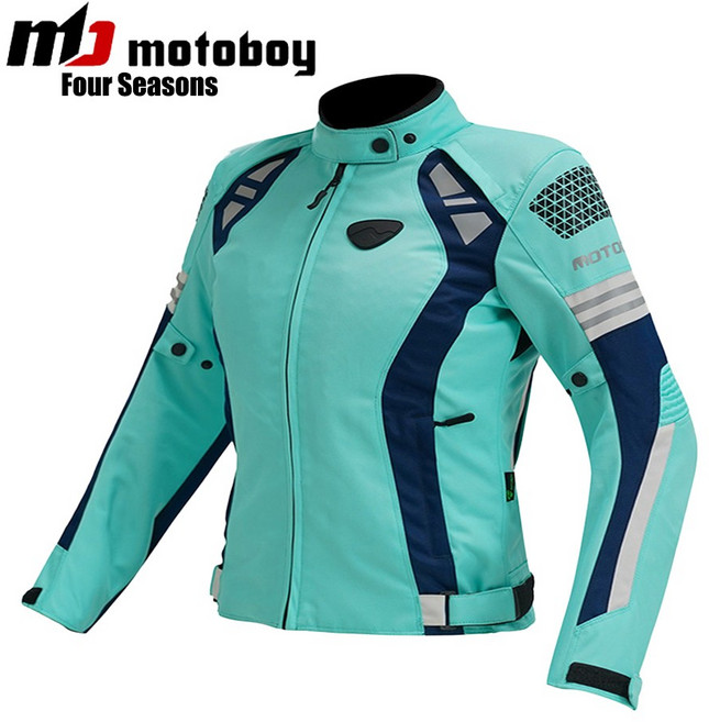 승마 모토 크로스 엔듀로 레이싱 자켓 방풍 Coldproof 오토바이 의류 여성 슈트, M, 13 MB-J69 Blue Jacket