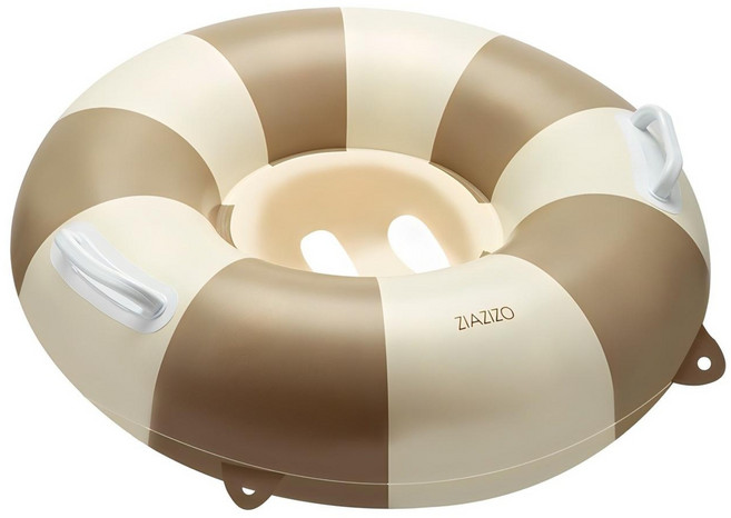 지아지조 스윔링 베이비 보행기튜브 물놀이 튜브, 브라운, 1개