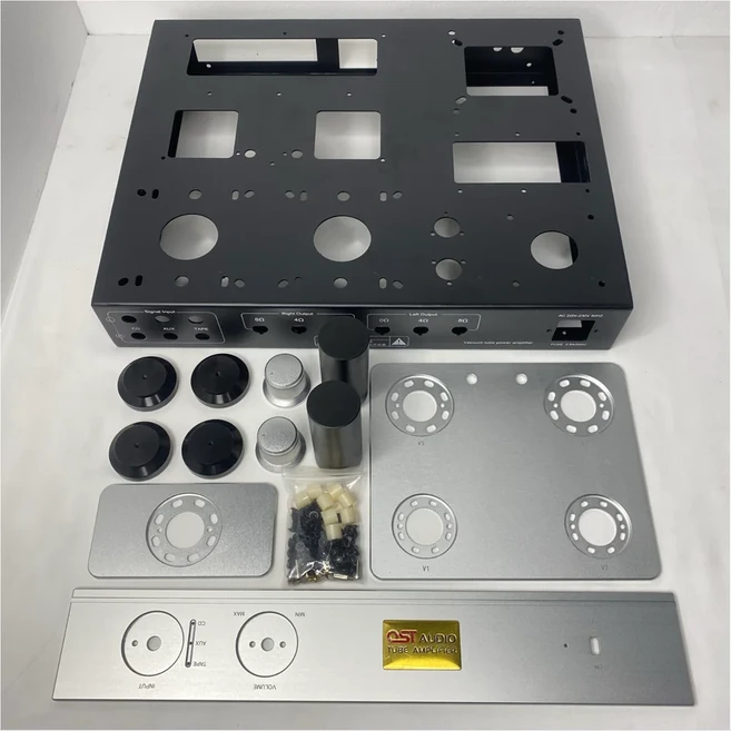 유니버설 섀시 300B 싱글 엔디드 진공관 앰프 키트 DIY KT88 KT120, 01 single chassis
