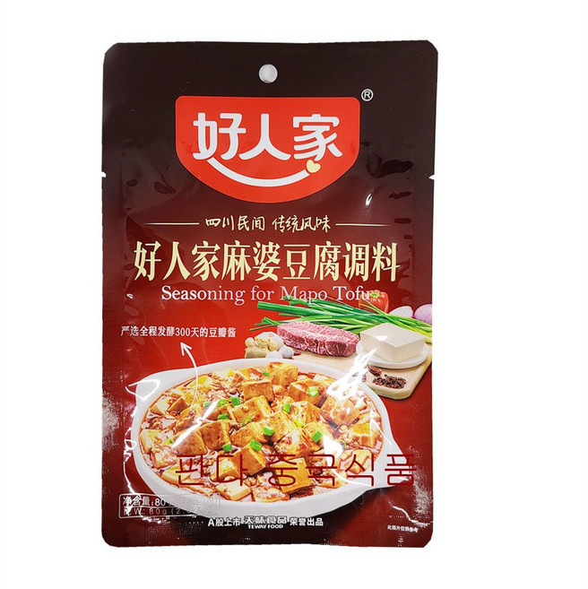 호인가 마파두부 소스, 80g, 4개