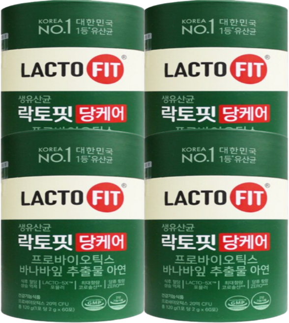 종근당 락토핏 당케어 60개입(4개), 4개, 60회분