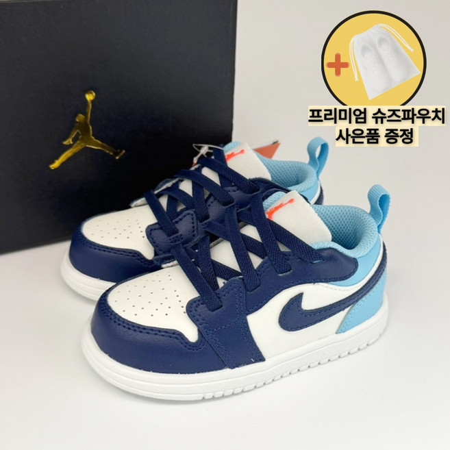 [국내매장판 오늘출발] 나이키 조던 로우 키즈 찍찍이 운동화 프리미엄슈즈파우치증정