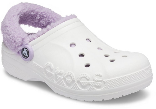 크록스 바야 라인드 퍼즈 스트랩 남자 여성 겨울 방한 털슬리퍼 206633-577