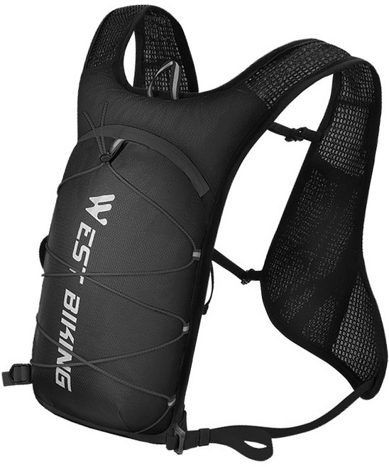 시그니처베이지 자전거 라이딩 스포츠 등산 가방 백팩 배낭 YPZ379, 블랙, 1개