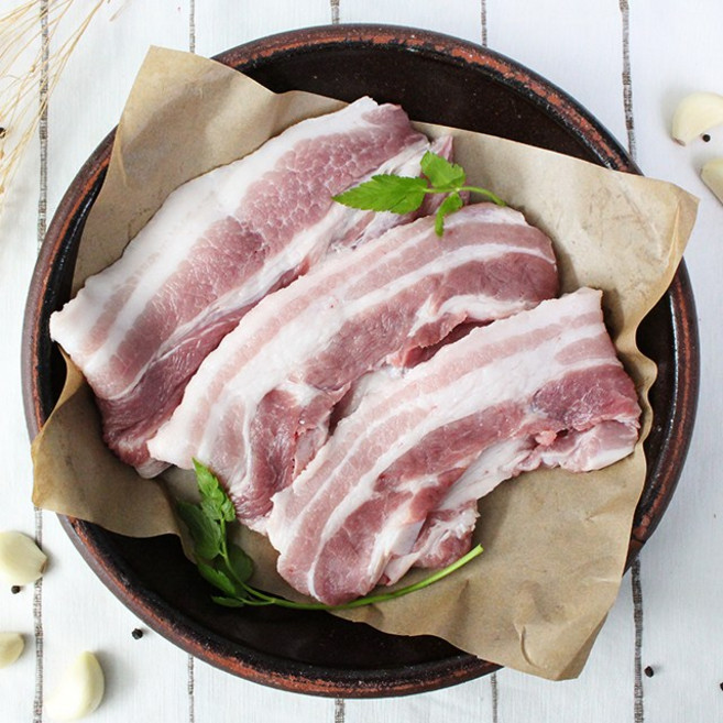 친환경팔도 함초먹인 한돈 구이용 삼겹살, 500g, 1개