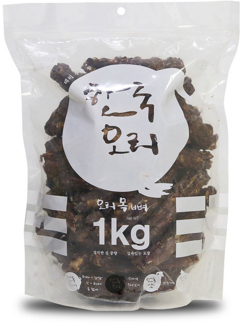 테비 수제왕 사사미 강아지간식, 1개, 1kg, 오리목뼈