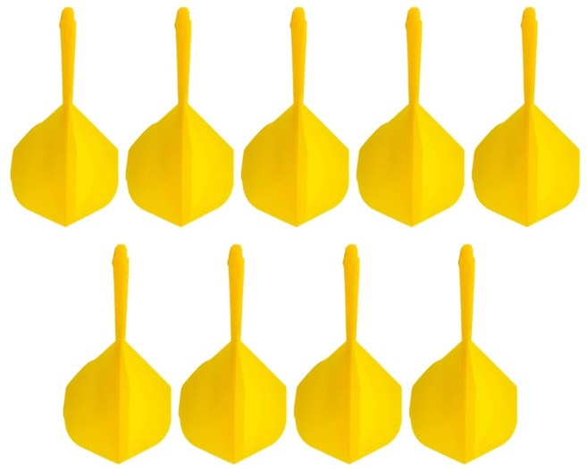 통합 다트 샤프트 및 플라이트 다트 및 플라이트 다트 샤프트 및 플라이트 콤보(2BA 스레드 직경 다트 배럴용), 노란 색, 1개