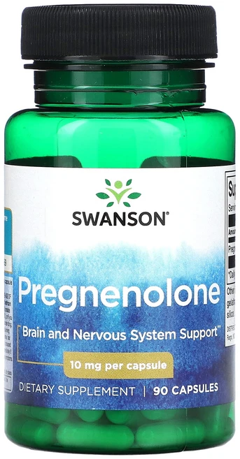 Swanson 프레그네놀론 10mg 캡슐 90정, 1개 - 쿠팡