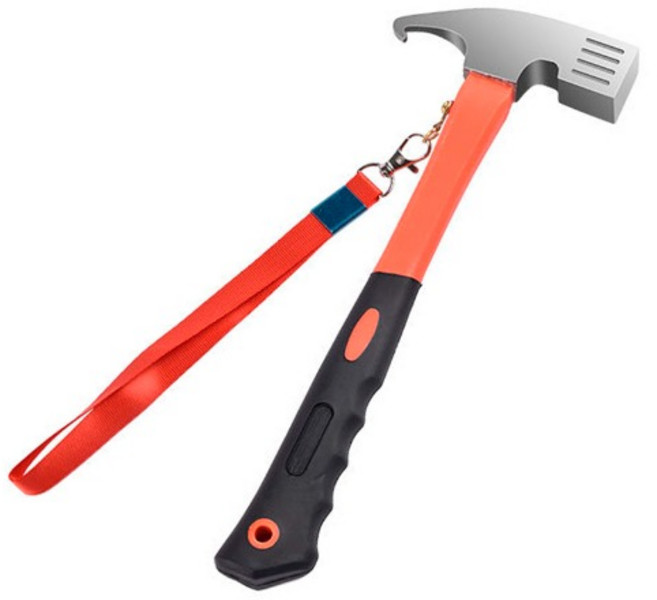 EMPIRE 캠핑 망치 가정용 망치 팩 다운 해머 경량 멀티툴, 1개, 파운딩 609 망치