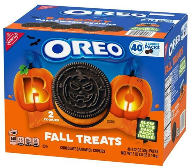 OREO 가을 간식 오렌지 크림 샌드위치 쿠키 29g 40개입 1.16kg, 5개