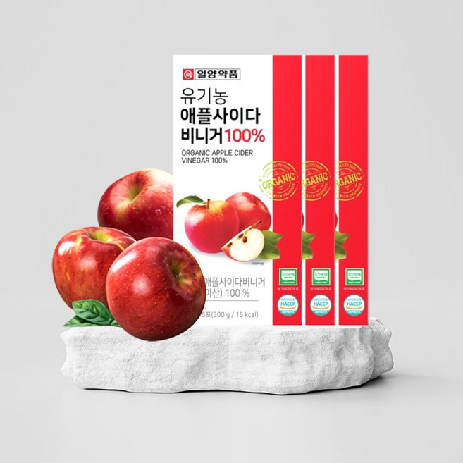 일양약품 유기농 애플사이다비니거 100% 3BOX