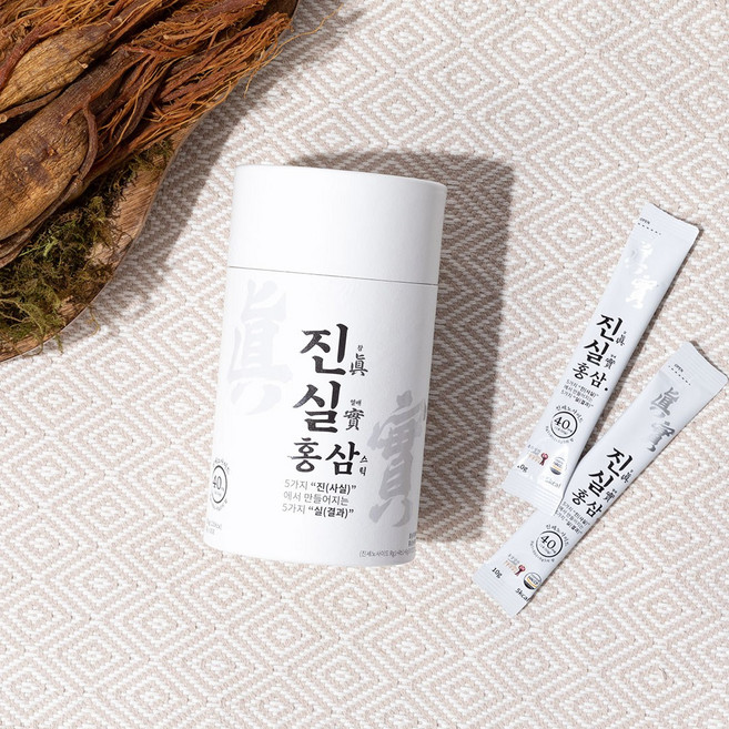대한민국 인삼명장 진실홍삼 6년근 홍삼 액 진액 스틱 제품 진세노사이드 40mg 30포, 10g, 1개