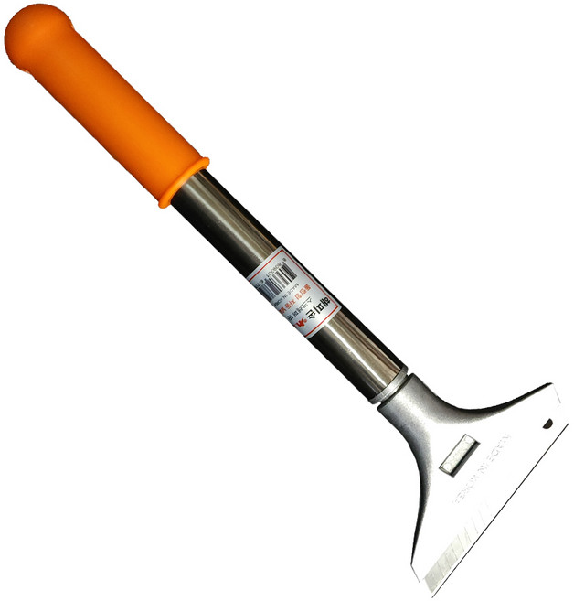 국산 30cm 스크래퍼 스크래핑도구 칼날 장착 긁는 칼, 1개