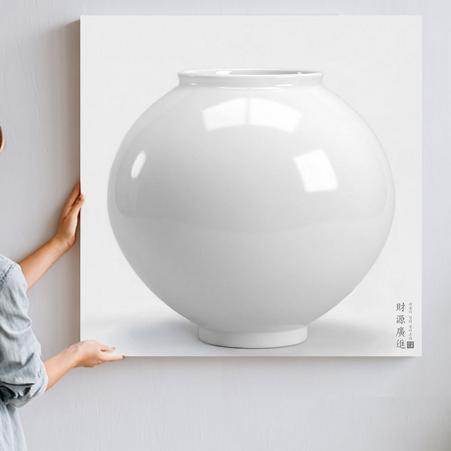 네이처갤러리 달항아리 액자 대형 인테리어 그림, 1번 달항아리