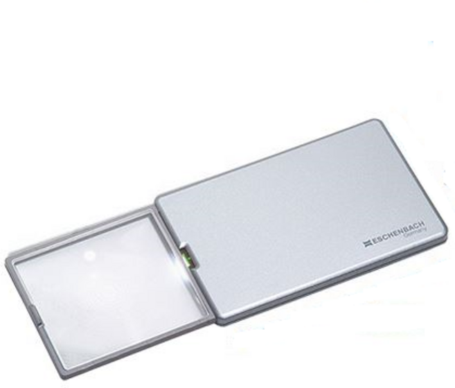 에센바흐 이지포켓 LED조명 돋보기 152111(실버 3배율), 개