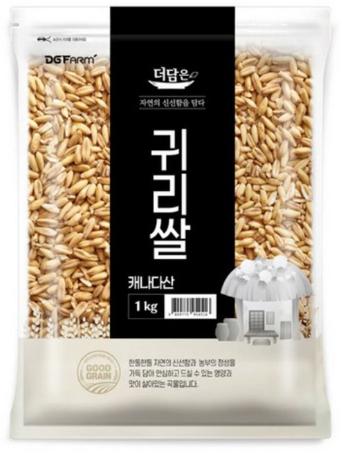 더담은 캐나다산 귀리쌀, 1kg, 1개