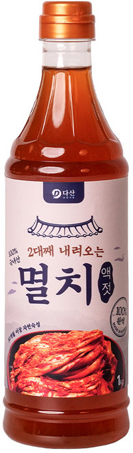 [다산] 국내산 멸치액젓, 1kg, 1개