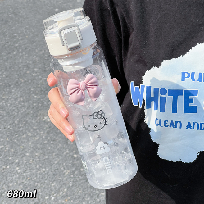 SB-03, 1개, 680ml, 헬로 키티 + 리본