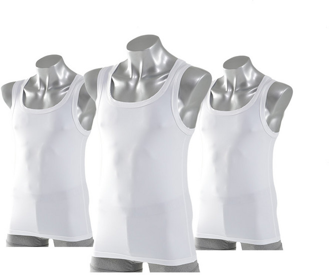 멘토닉 빅사이즈 윈드탑 기능성 남성런닝 보정효과 3종세트