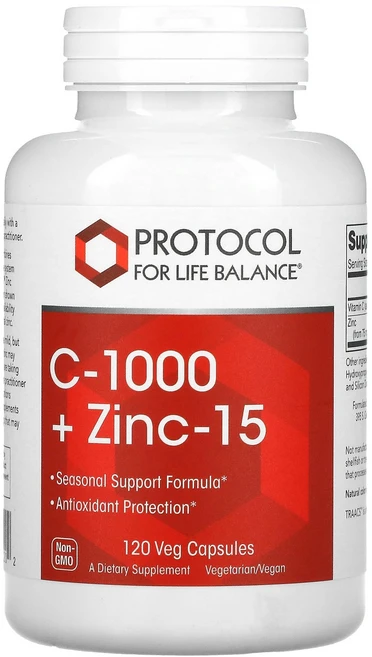 Protocol for Life Balance 포로토콜포라이프 C1000 Zinc15 120 정, 1개, 120정 - 쿠팡