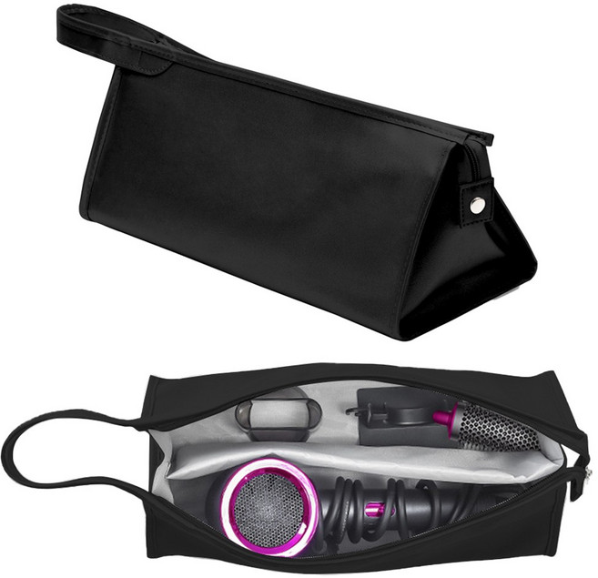 헤어뷰 휴대용 드라이기 파우치 고데기 베이직 케이스, 1개, 블랙