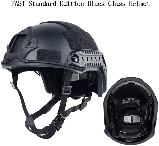 빠른 전술 신속한 헬멧 1.5kg 유리 야외 활동 훈련 웬디 서스펜션 매트, 04 Black MH