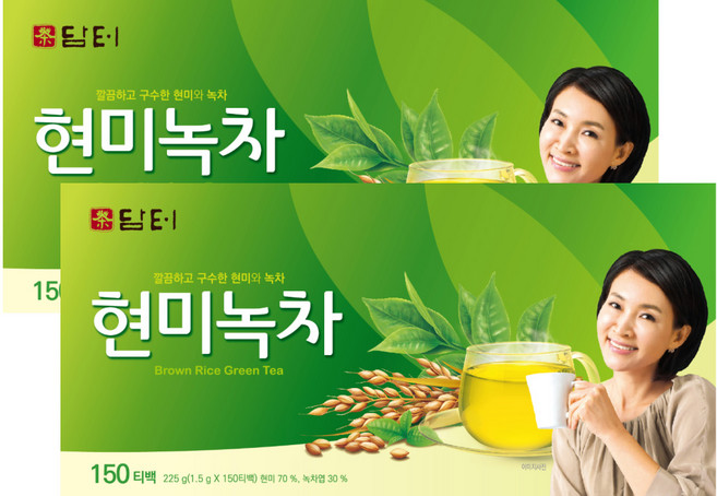 담터 현미녹차 300T(150T+150T), 1.5g, 150개입, 2개