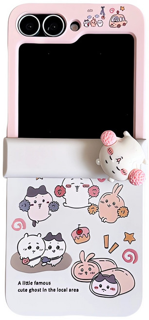 아펙시움 핸드폰케이스 z플립5 z플립6 z플립7 힌지보호 맥세이프 팔찌 케이스 귀여운 별인형