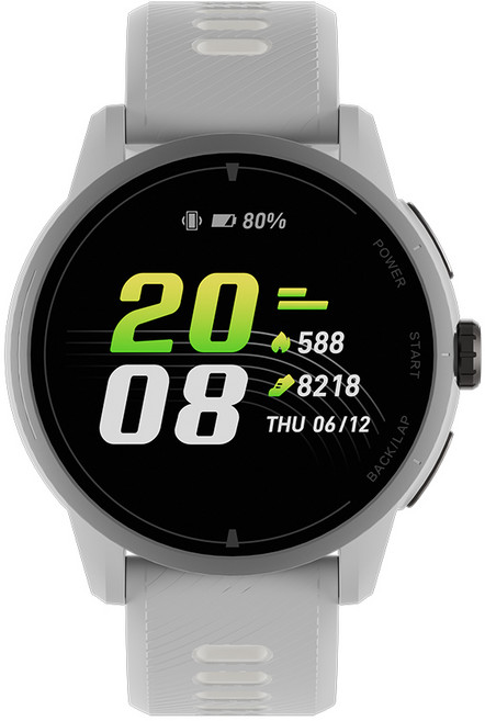 iGPSPORT VeRun 베런 스마트 워치 러닝 사이클 수영 스포츠 워치, 그레이, 45.3mm, GPS + 블루투스