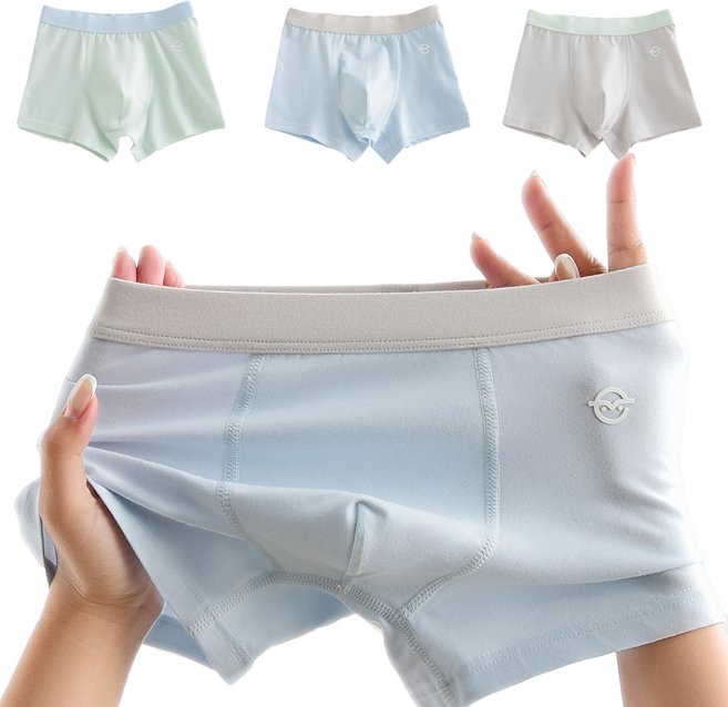아이가 편안한 고급원단 남아 여아 면스판 드로즈팬티 3종