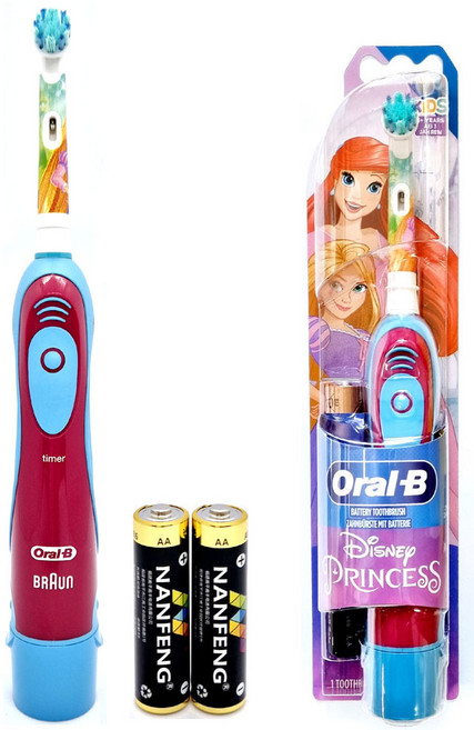 오랄비 스테이지스 파워 어린이 진동칫솔 배터리식 프린세스