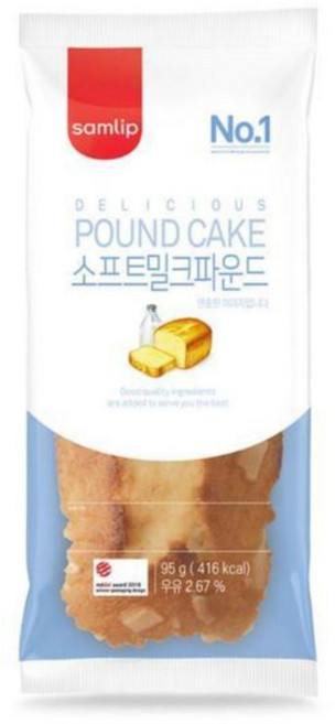 삼립 소프트밀크 파운드 케익 95G무료배송, 95g, 30개