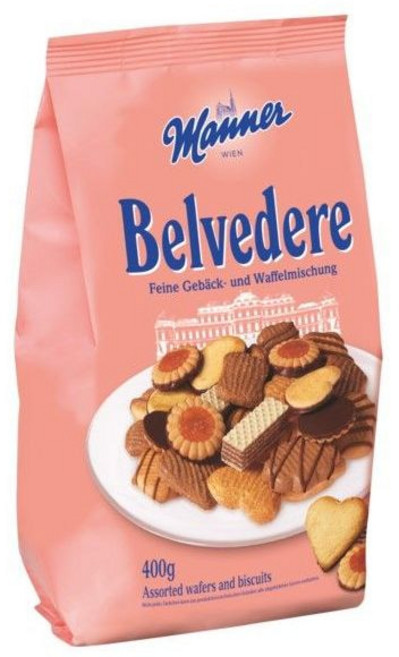 오스트리아 마너 웨하스&비스켓 믹스 대용량 Belvedere 400g Manner, 1개