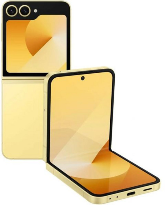 삼성 갤럭시 Z 플립 6 AI 휴대폰 512GB 잠금 해제 안드로이드 스마트폰 - (리뉴얼) (노란색 512GB), 삼성 갤럭시 Z 플립 6 AI 휴대폰, 512GB 잠금