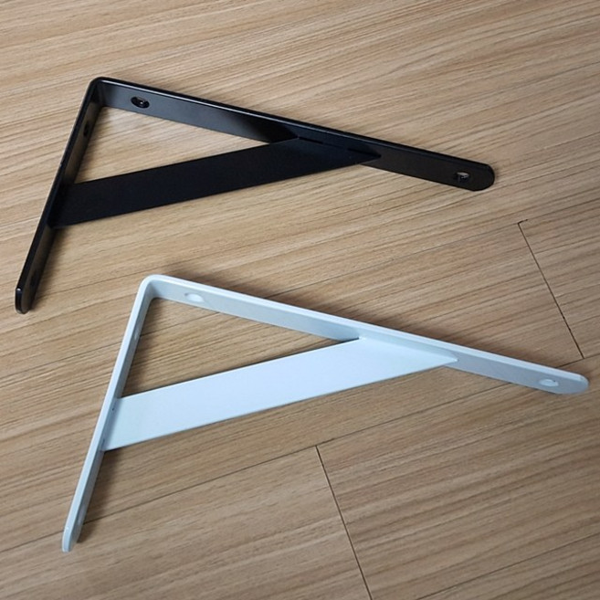 벽선반대 ㄱ자선반대 선반다리, 1개, 인테리어선반다리흑색(소형)