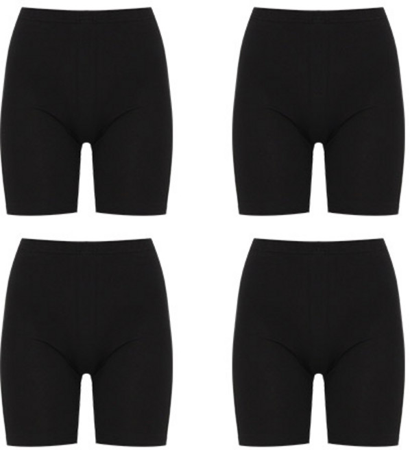 필테라 국내산 여성 면스판 속바지 3부 4부_4P