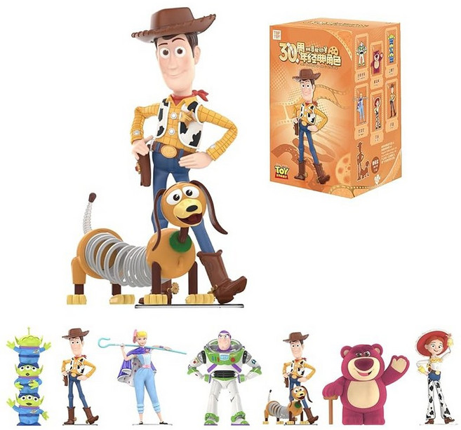 TOP TOY 디즈니 토이 스토리 30주년 시리즈 블라인드 박스 피규어 우디 버즈