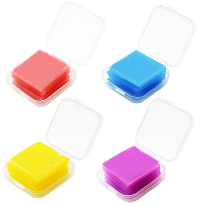 블링블링 보석십자수 2.5x2.5cm 사각케이스 고체풀세트 24p, 1세트, 혼합색상