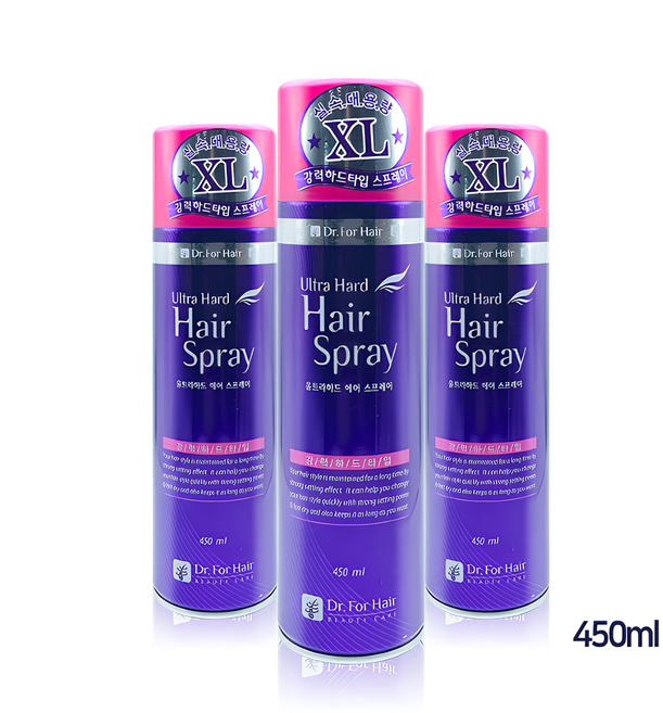 메디힐 닥터포헤어 울트라하드 헤어 스프레이 450ml, 3개
