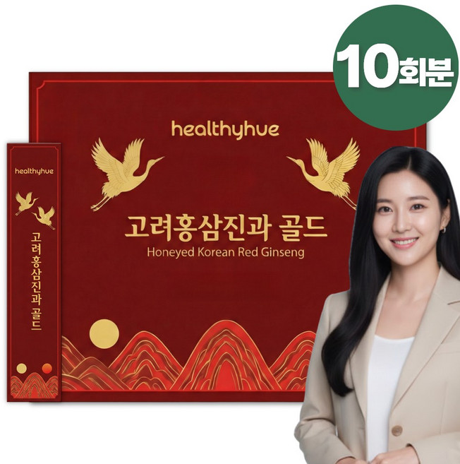 헬씨휴 국내산 홍삼 진과 실속형 선물세트, 300g, 1