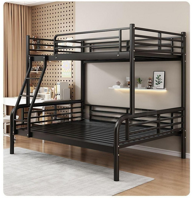바른가구 벙커침대 2층 침대 철제 프레임 블랙
