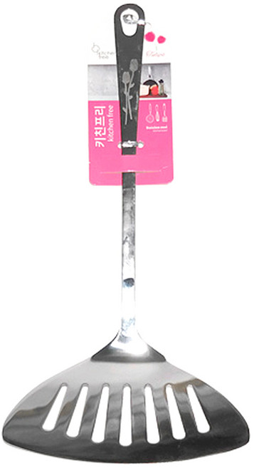 키친프리 컵다운 스텐국자 가정용 업소용 실버 볶음스푼, 12.왕뒤집개, 1개