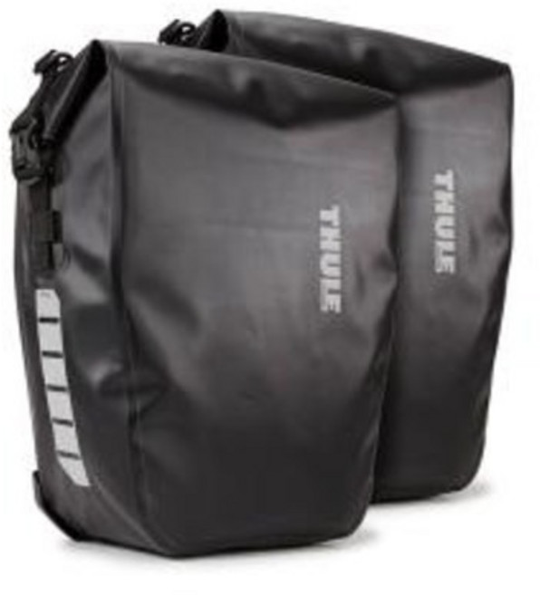 [한국자전거총판] 툴레 쉴드 패니어 25L (1쌍 블랙 블루 옐로우), 블루(2개)