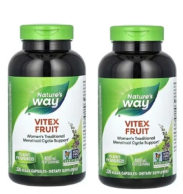 1+1 네이처스웨이 바이텍스 과일 400mg 베지 캡슐 320정 월경주기 개선 2통 - 쿠팡