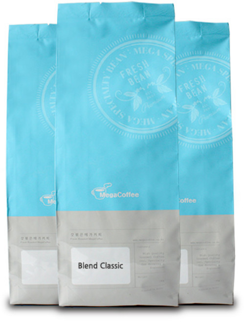 갓볶은메가커피 클래식 에스프레소 블렌드 (달콤쌉싸름한 맛) 3kg, 1개, 홀빈(분쇄안함)
