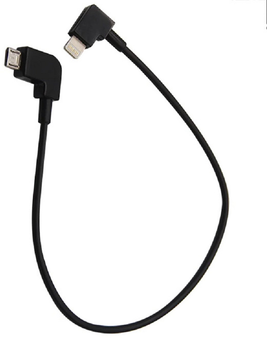 DJI SPARK 전용 조종기 데이터 케이블 아이폰8핀 전송 조이스틱 리모컨 악세사리 스파크 드론, 1개, (스파크) 케이블(아이폰)